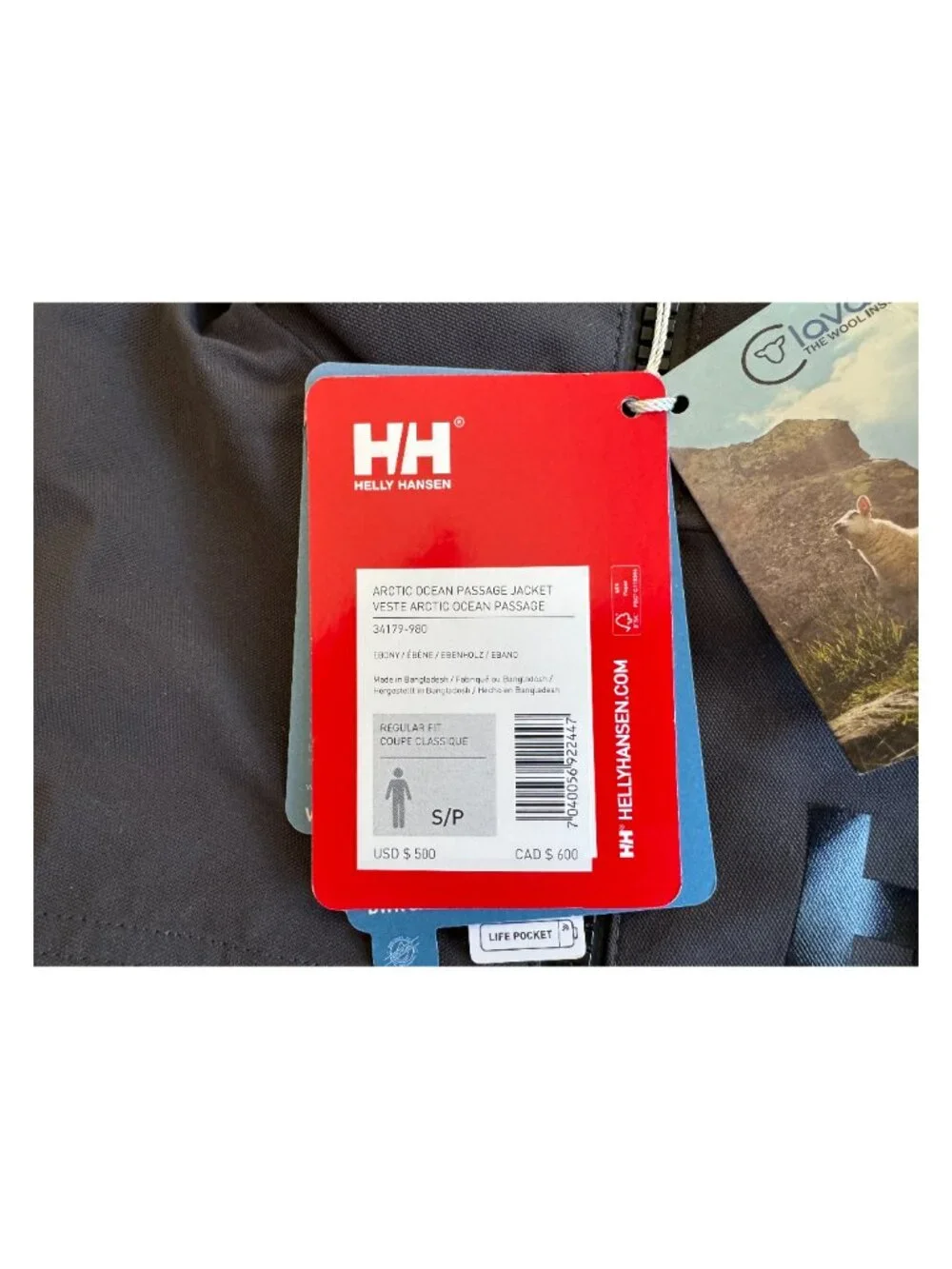 Helly Hansen Arctic Ocean Passage Jacket Small Ebony Black NWT $500 MSRP